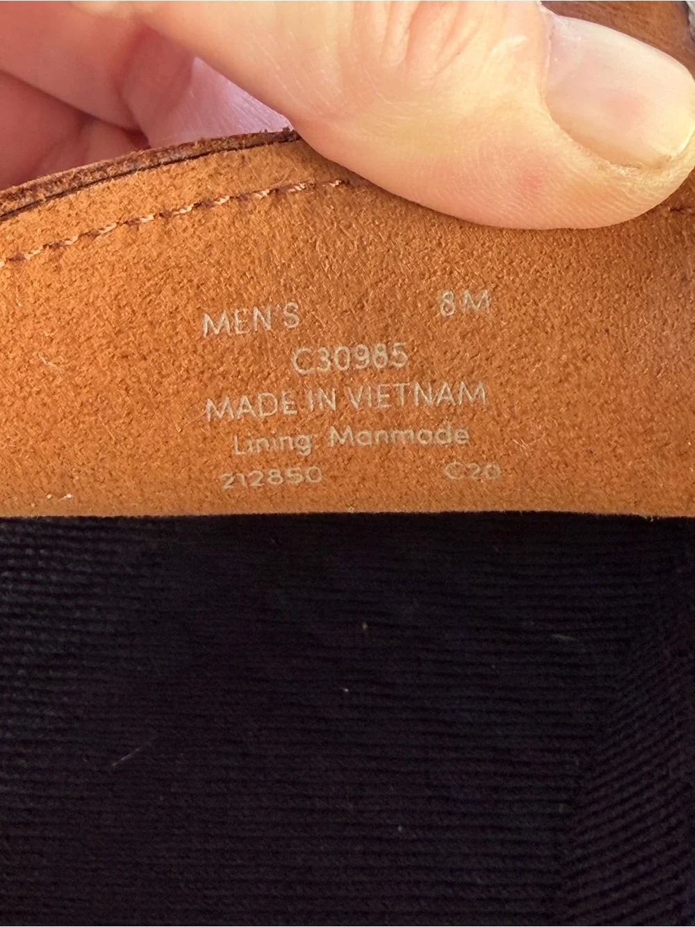 Cole Haan Grand.ØS Men’s 8M Brown Leather Slip-On Loafers Casual Shoes C30965
